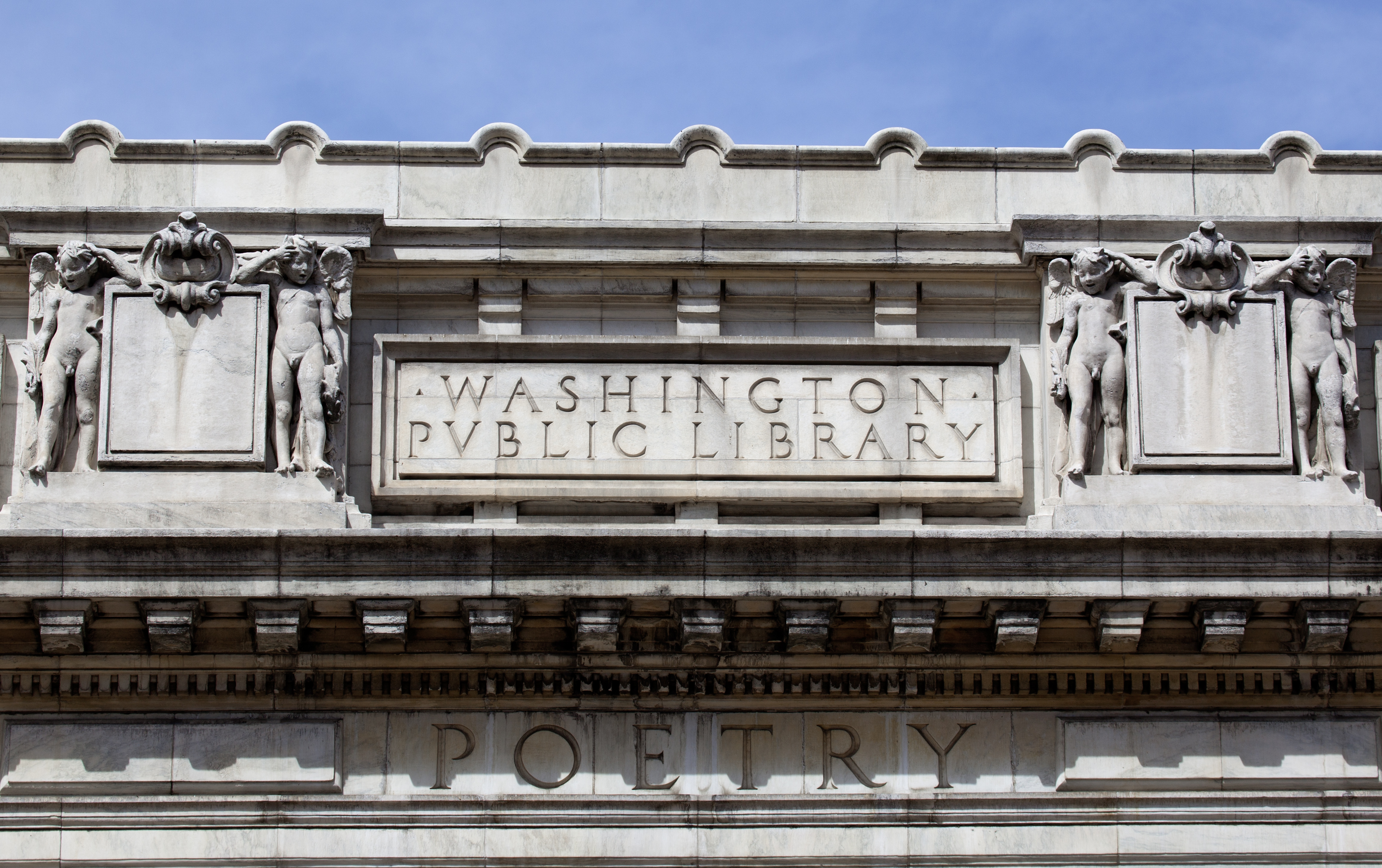 Andrew Carnegie attended the opening of Washington D.C.’s <strong>Central Public Library</strong> in 1903. The Beaux-Arts style building was later acquired and restored by Apple and opened as a store in 2019. (Credit: Carol M. Highsmith/Buyenlarge/Getty Images)